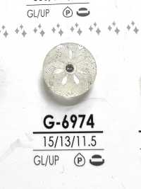 G6974 زر حجر كريستالي بنمط Pin-Curl للاستخدام في الصباغة[أزرار] IRIS صور إضافية