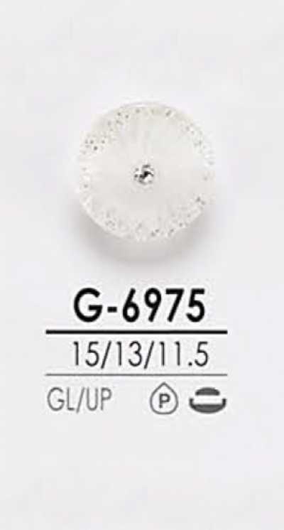 G6975 زر بحجر كريستال بنمط Pin Curl للتلوين