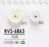 RVS6863 زر كروي معدني بنمط Pin Curl للتلوين