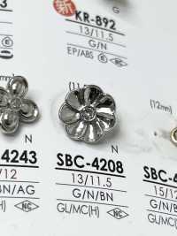 SBC4208 زر بنقشة زهرية معدنية[Buttons] IRIS صور إضافية