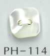 PH114 زر صدف مربع بفتحتين