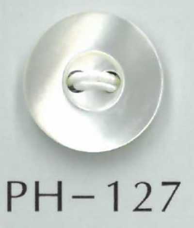 PH127 زر صدفي غائر ذو فتحتين