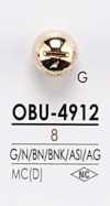 OBU4912 زر معدني بنقشة برغي