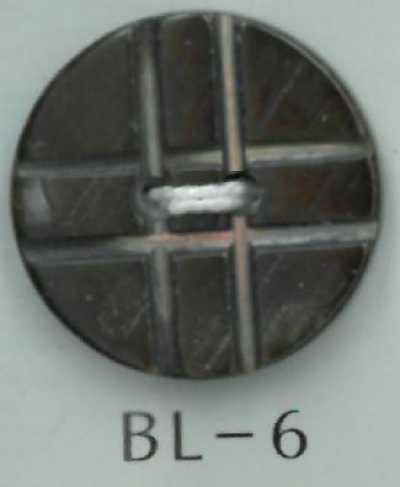 BL-6 زر صدفي متقاطع ذو فتحتين