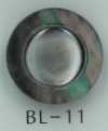 BL-11 زر من الصدف بحافة وساق