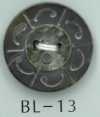 BL-13 زر صدفي مزخرف بأربع ثقوب على الطراز الياباني