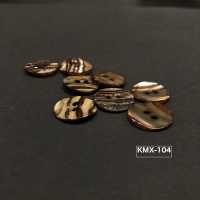 KMX-104 زر صدفي مطفي بفتحتين[Buttons] Sakamoto Saji Shoten صور إضافية