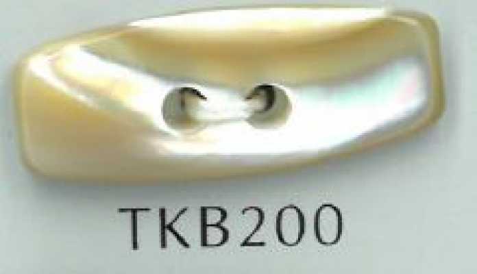 TKB200 زر صدفي Duffle بفتحتين