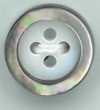BW1740 نوع 17 زر صدفي سميك 4mm بحافة سوداء