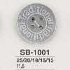 SB1001 زر صدفة عرق اللؤلؤ الأسود بأربع فتحات