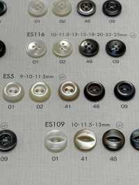 ES5 زر بوليستر شبيه بالصدف من DAIYA BUTTONS[أزرار] DAIYA BUTTON صور إضافية