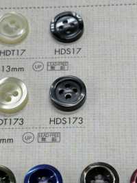 HDS173 أزرار DAIYA BUTTONS المقاومة للصدمات من سلسلة HYPER DURABLE الشبيهة بالصدف المصنوعة من بوليستر DAIYA BUTTON صور إضافية
