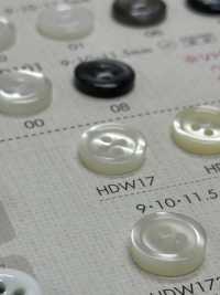 HDW17 DAIYA BUTTONS سلسلة HYPER DURABLE المقاومة للصدمات زر بوليستر بمظهر الصدف[أزرار] DAIYA BUTTON صور إضافية