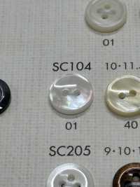 SC104 زر بوليستر بمظهر الصدف مقاوم للصدمات من سلسلة HYPER DURABLE من DAIYA BUTTONS[أزرار] DAIYA BUTTON صور إضافية