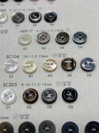 SC104 زر بوليستر بمظهر الصدف مقاوم للصدمات من سلسلة HYPER DURABLE من DAIYA BUTTONS[أزرار] DAIYA BUTTON صور إضافية