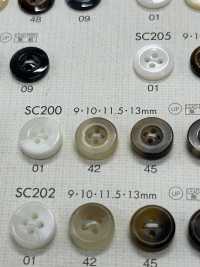 SC200 DAIYA BUTTONS سلسلة HYPER DURABLE المقاومة للصدمات أزرار بوليستر بمظهر قرن الجاموس DAIYA BUTTON صور إضافية