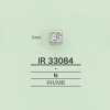 IR33084 تعليقة مرصعة بأحجار الراين (مربعة)