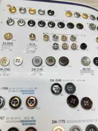 DM2140 زر معدني بأربع فتحات للجاكيتات والبدلات[Buttons] IRIS صور إضافية
