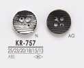 KR757 زر معدني ذو 4 ثقوب