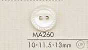 MA260 DAIYA BUTTONS زر بوليستر بمظهر الصدف