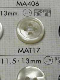 MAT17 DAIYA أزرار زر بوليستر بمظهر الصدف[Buttons] DAIYA BUTTON صور إضافية