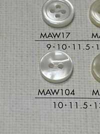 MAW104 DAIYA BUTTONS زر بوليستر بشكل الصدف[Buttons] DAIYA BUTTON صور إضافية
