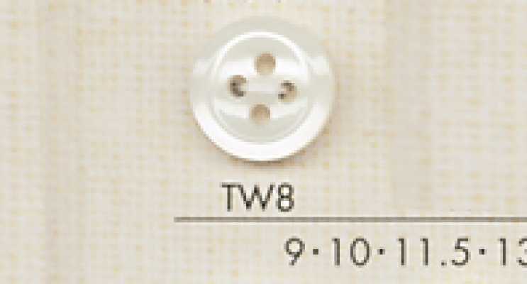 TW8 DAIYA BUTTONS زر بوليستر بنمط الصدفة