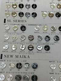 SLB17 DAIYA BUTTONS زر بوليستر بشكل الصدف[أزرار] DAIYA BUTTON صور إضافية