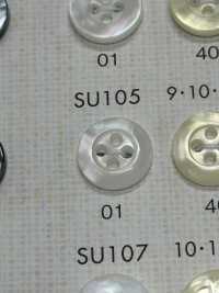 SU105 DAIYA BUTTONS زر بوليستر بمظهر الصدف[أزرار] DAIYA BUTTON صور إضافية
