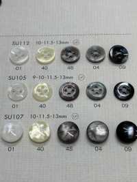 SU105 DAIYA BUTTONS زر بوليستر بمظهر الصدف[أزرار] DAIYA BUTTON صور إضافية