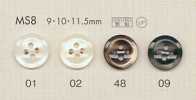 MS8 DAIYA BUTTONS أزرار بوليستر على شكل الصدف