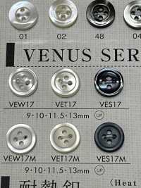 VEW17 DAIYA BUTTONS زر بوليستر بشكل الصدفة[أزرار] DAIYA BUTTON صور إضافية