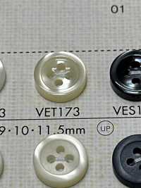 VET173 DAIYA BUTTONS زر بوليستر بنمط الصدفة[Buttons] DAIYA BUTTON صور إضافية