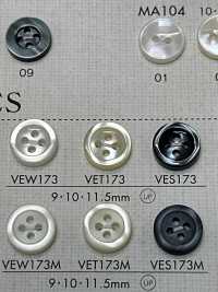 VES173 DAIYA BUTTONS زر بوليستر بمظهر الصدف[Buttons] DAIYA BUTTON صور إضافية