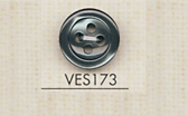 VES173 DAIYA BUTTONS زر بوليستر بمظهر الصدف