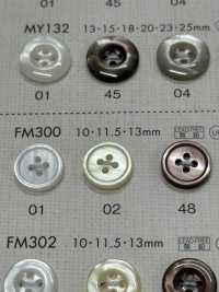 FM300 DAIYA BUTTONS زر بوليستر بشكل الصدف[أزرار] DAIYA BUTTON صور إضافية