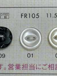 FR105 DAIYA BUTTONS زر بوليستر بنمط الصدفة (عين القطة)[Buttons] DAIYA BUTTON صور إضافية