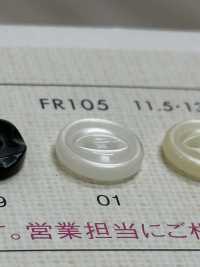 FR105 DAIYA BUTTONS زر بوليستر بنمط الصدفة (عين القطة)[Buttons] DAIYA BUTTON صور إضافية