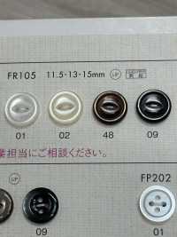 FR105 DAIYA BUTTONS زر بوليستر بنمط الصدفة (عين القطة)[Buttons] DAIYA BUTTON صور إضافية