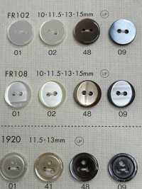 FR108 DAIYA BUTTONS زر بوليستر بتأثير الصدف[Buttons] DAIYA BUTTON صور إضافية