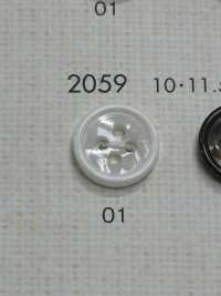 2059 DAIYA BUTTONS زر بوليستر بنمط الصدف[Buttons] DAIYA BUTTON صور إضافية