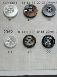 2059 DAIYA BUTTONS زر بوليستر بنمط الصدف[Buttons] DAIYA BUTTON صور إضافية