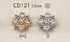 CD121 زر بجيه مرصع بأحجار الراين