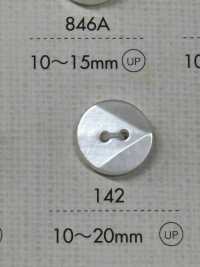 142 DAIYA BUTTONS زر بوليستر يشبه الصدف ذو فتحتين[أزرار] DAIYA BUTTON صور إضافية