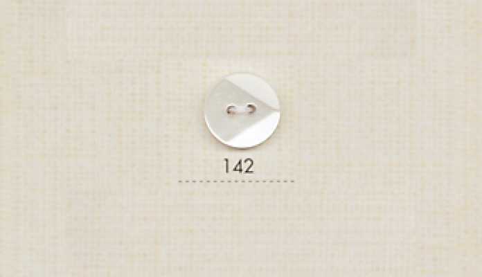 142 DAIYA BUTTONS زر بوليستر يشبه الصدف ذو فتحتين