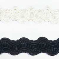 111-1203 جديلة رايون بعرض تقريبي 14 مم[Ribbons, Tapes, And Cords] DARIN صور إضافية