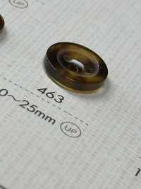 463 DAIYA BUTTONS زر بوليستر بنمط الجاموس رباعي الثقوب (بني)[أزرار] DAIYA BUTTON صور إضافية