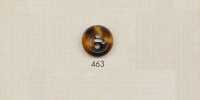 463 DAIYA BUTTONS زر بوليستر بنمط الجاموس رباعي الثقوب (بني)