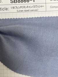 SB8866-1 1/60 كانفاس كتان فرنسي بتشطيب مغسول[Textile / Fabric] SHIBAYA صور إضافية