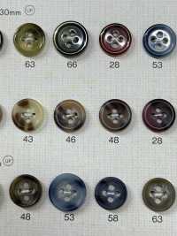 OP80 زر بوليستر بأربعة ثقوب بنمط بافلو ملون[Buttons] DAIYA BUTTON صور إضافية